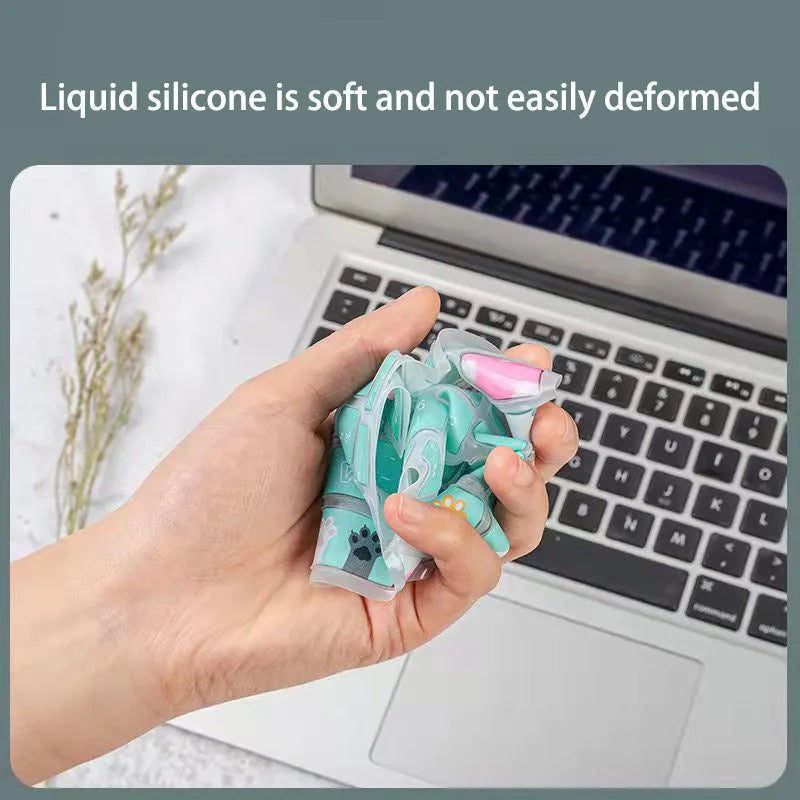Colourful keyboard protective film for 13.3-inch Apple MacBook Pro Air laptop showing Mr. Cat design