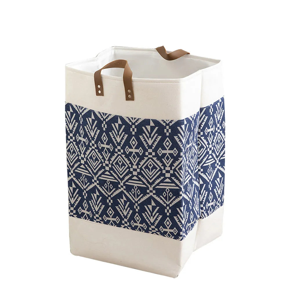 35x35x55cm fabric storage bag in a choice of colours including rich peony and misty blue flowers.