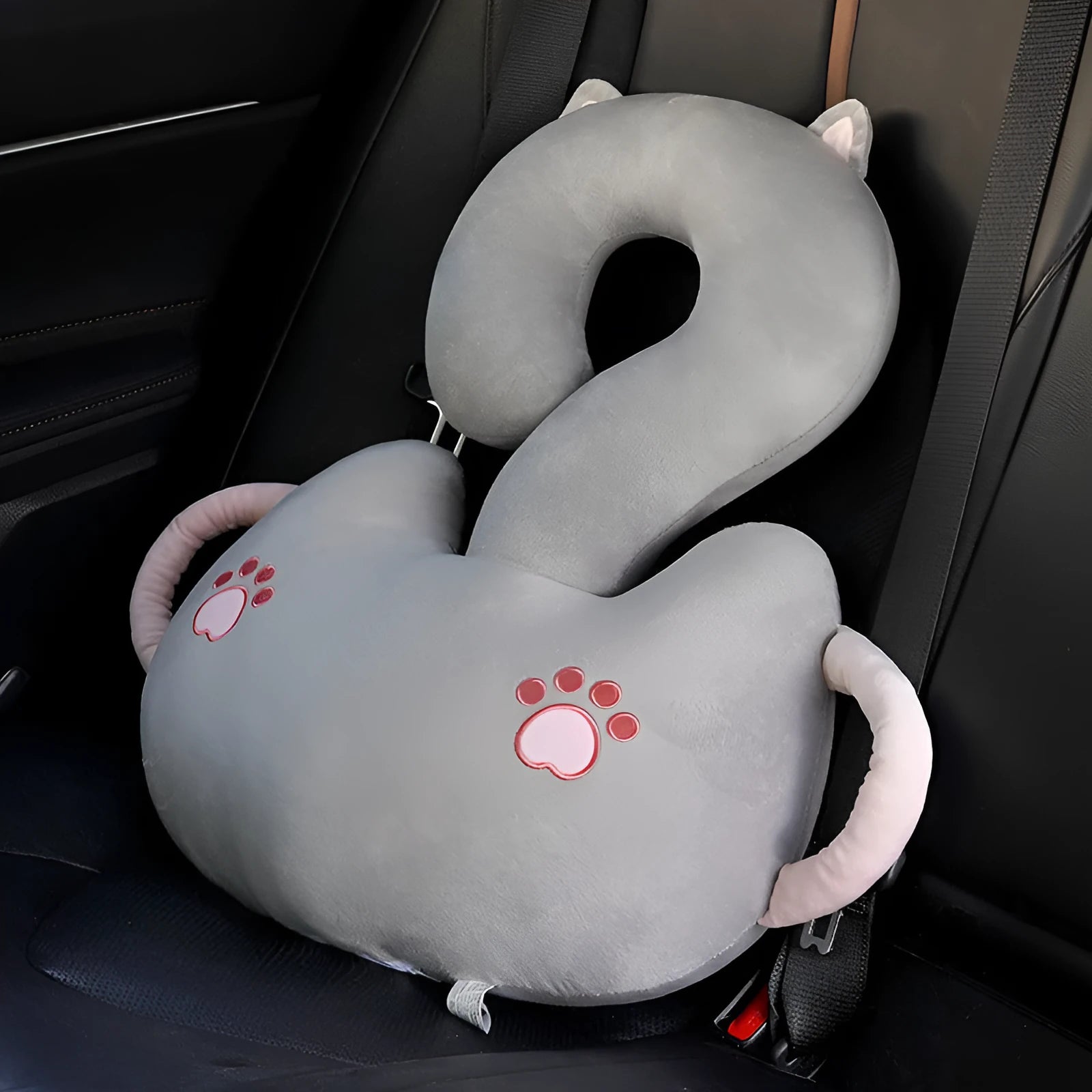 Cartoon question mark animal hug car cushion pillow measuring 65x65cm in various character designs