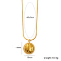 Alloy fruit pendant necklace with apple, grape, watermelon, banana, pineapple, strawberry designs on stainless steel chain.