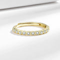 Women's open mouth diamond tail ring in geometric shape with adjustable design