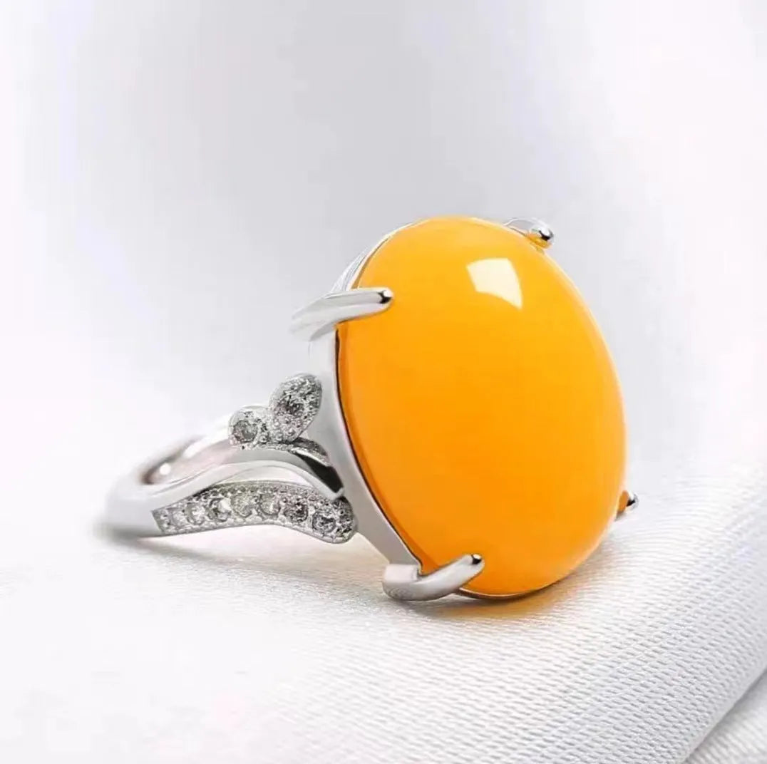 Adjustable geometric ethnic style alloy ring in multiple colour options with open band design