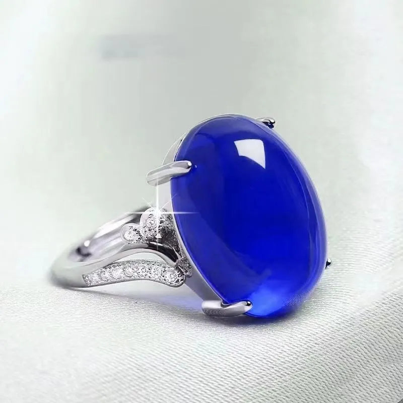 Adjustable geometric ethnic style alloy ring in multiple colour options with open band design