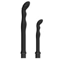 Black silicone hosepipe flusher cleaning tool for garden washing.