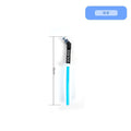 A single portable plastic drinking straw for off-road mountain climbing and biking adventures.