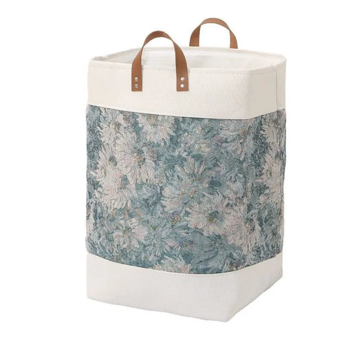 35x35x55cm fabric storage bag in a choice of colours including rich peony and misty blue flowers.