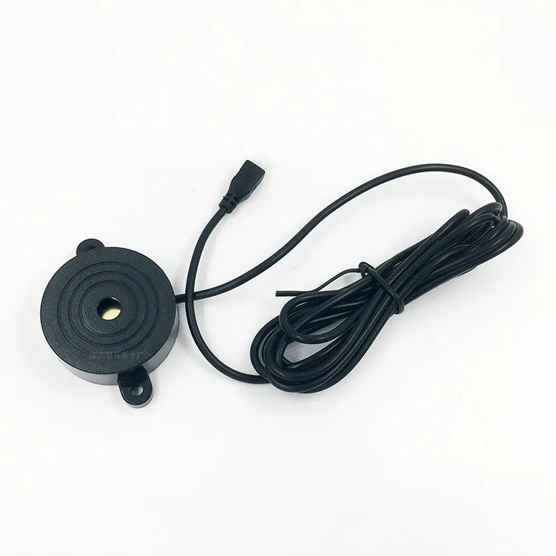 Four ultrasonic parking sensors and buzzer unit for car reversing radar kit with hole saw.