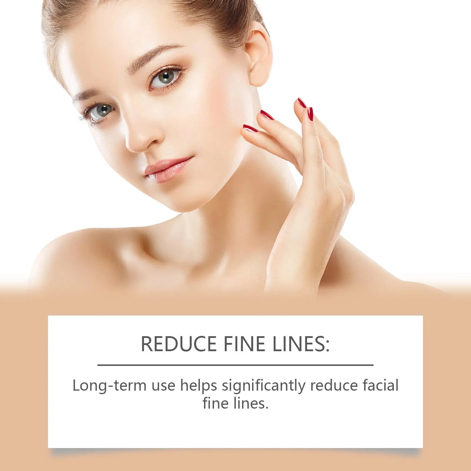 30ml bottle of anti-aging facial essence liquid with hyaluronic acid and bee venom