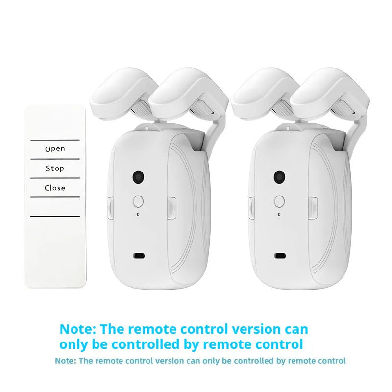 Bluetooth electric curtain controller for Roman rod and TU track systems with remote control and smart home connectivity