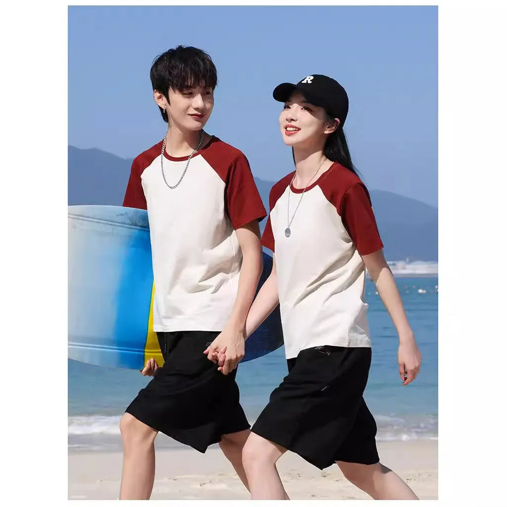 Cotton blend loose fit round neck work t-shirt available in multiple colours and sizes for custom printing