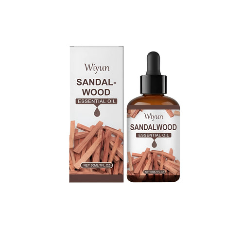 30ml bottle of sandalwood essential oil fragrance with glycerin and vitamin E