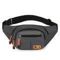 Waterproof slanted chest bag in multiple colours showing large capacity interior
