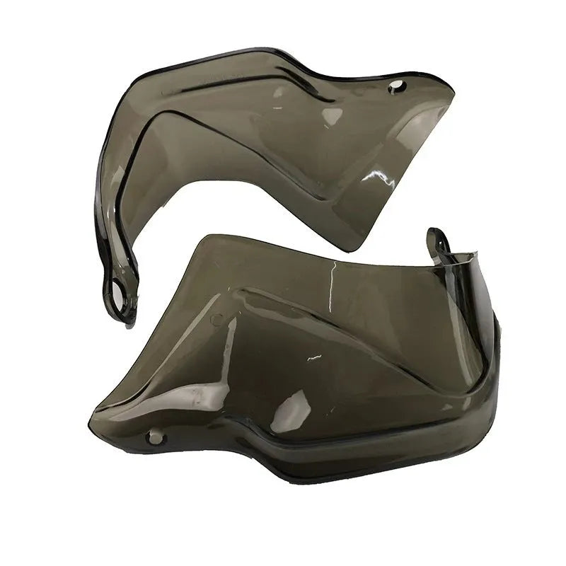 ADV handlebar heightening piece and hand guard set for BMW in plastic, brown, grey, and transparent options