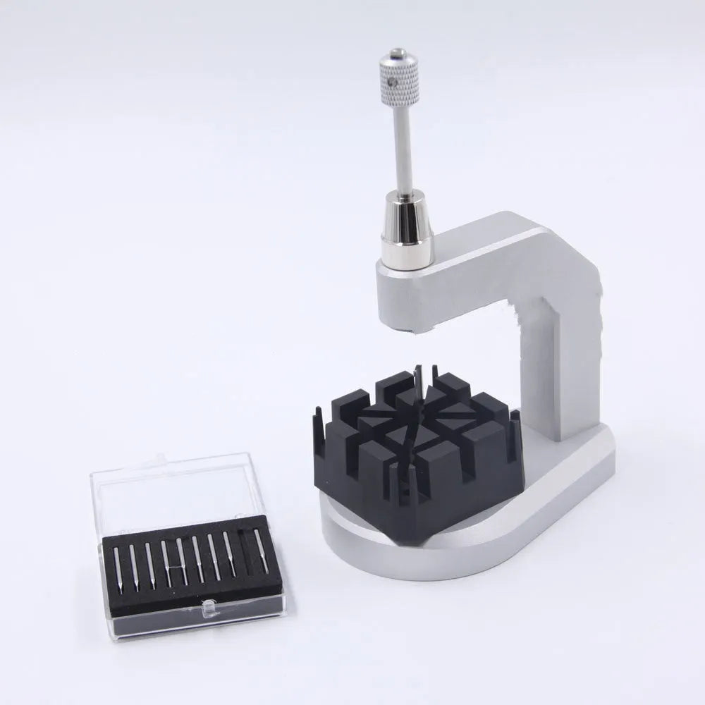 Silver tool steel press strap removal tool with 0.50-1.60mm blade for watch and jewellery repair