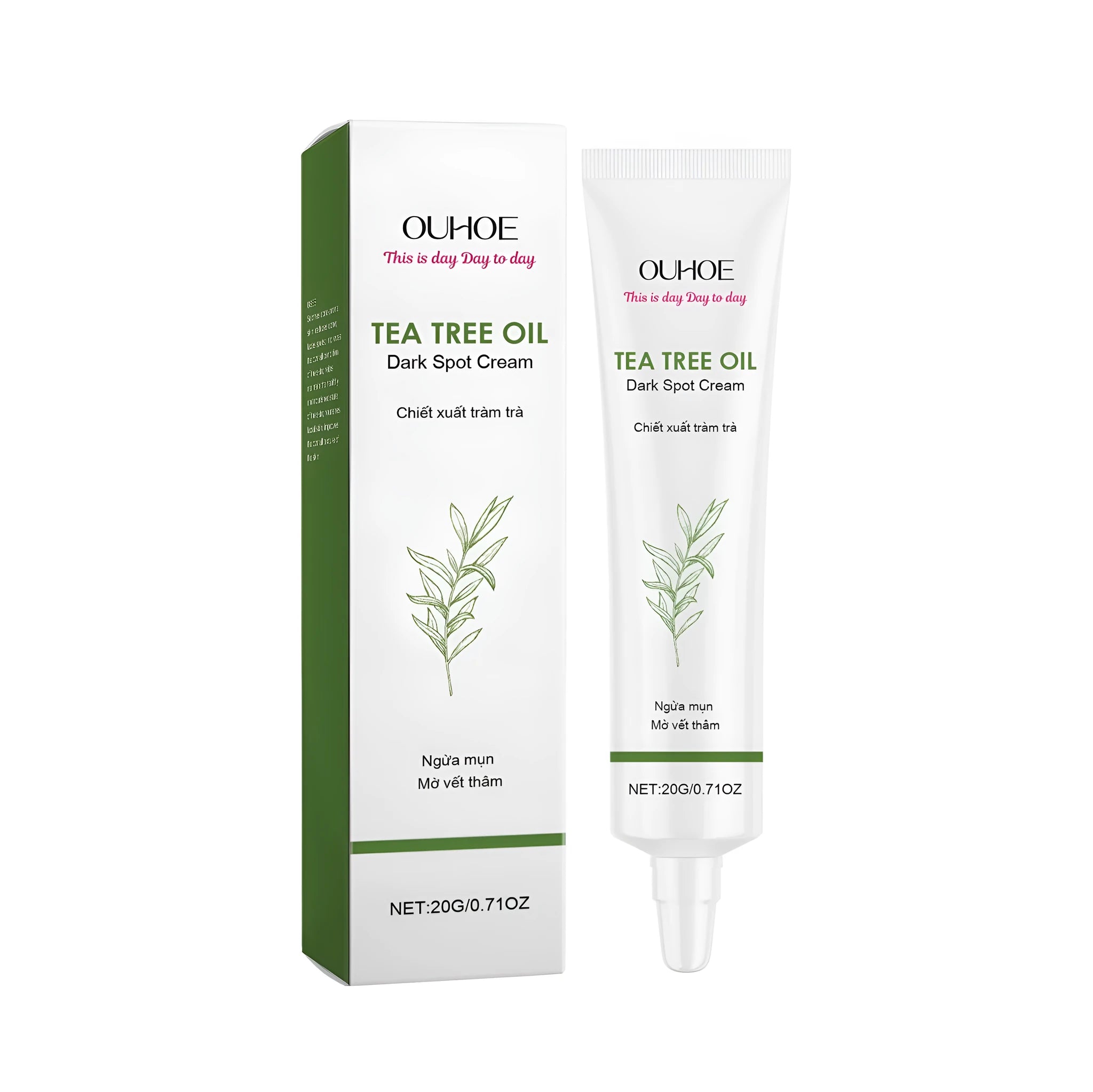 20g facial cream with tea tree oil and salicylic acid formula for skincare
