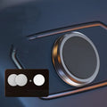 Obsidian black alloy magnetic adsorption mobile phone holder with two magnetic disks