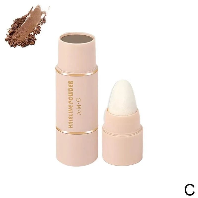 Brow stamp shaping kit with retouching shadow stick and 24 eyebrow cards for natural eyebrow shape