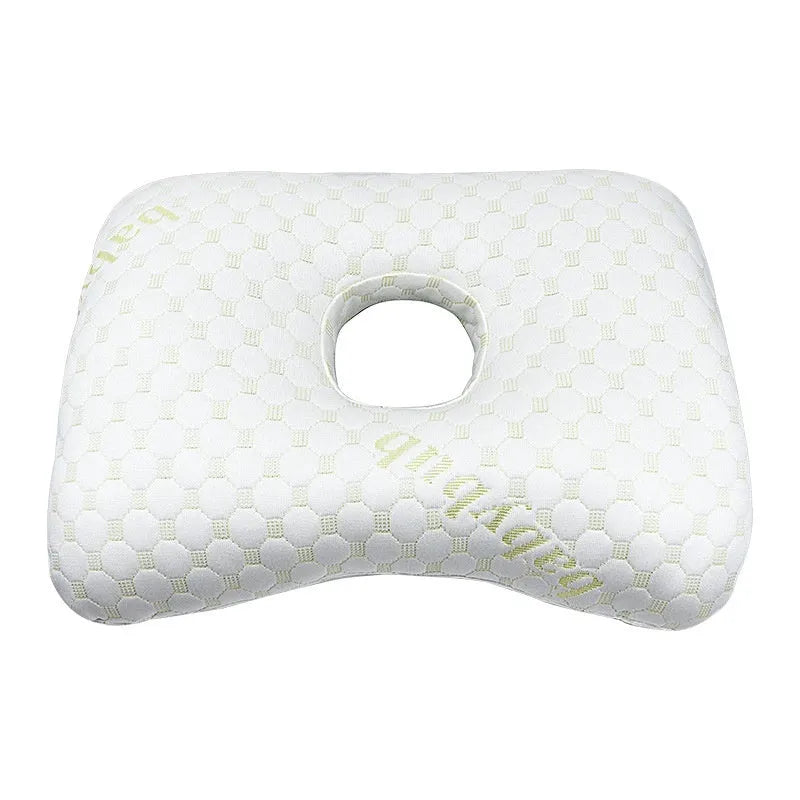 Beauty salon single hole ear pillow in New Chinese style, shown in a grey colour option.