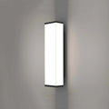 60cm long stainless steel outdoor wall light with IP65 waterproof rating for garden or courtyard.