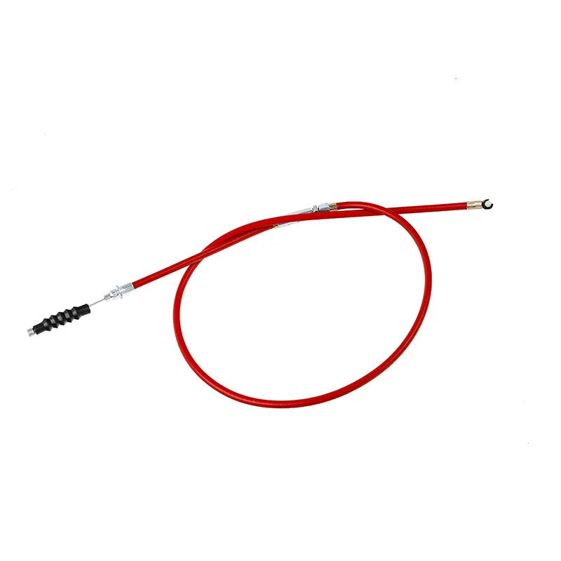 Apollo scrambler motorcycle clutch and accelerator cable in four colours: black, blue, red, yellow, measuring 0.98 metres.