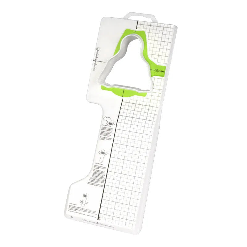 Shimano SPD-SL cleat adjustment tool with colour-coded sections for SPD and KEO models