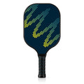 A high-density fibreglass table tennis racket for outdoor sports use.