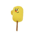 Corn cob cat dental toy with Polio wood construction and catnip infusion