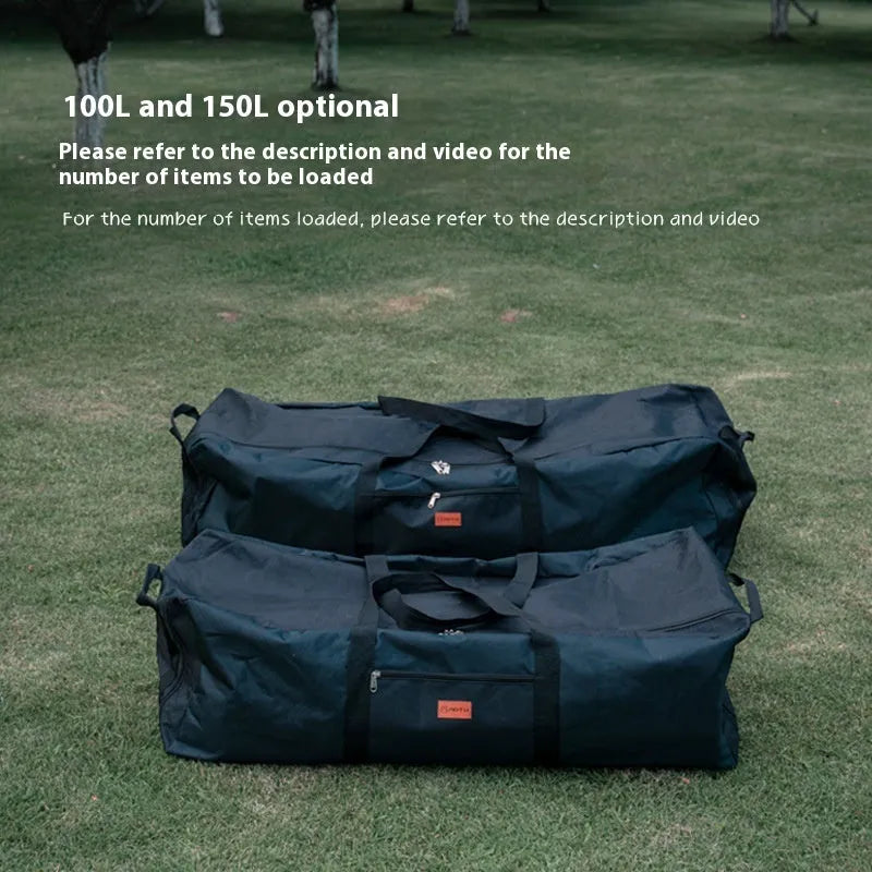 Large waterproof camping storage bag for folding chairs and tables with 1680D Oxford cloth construction