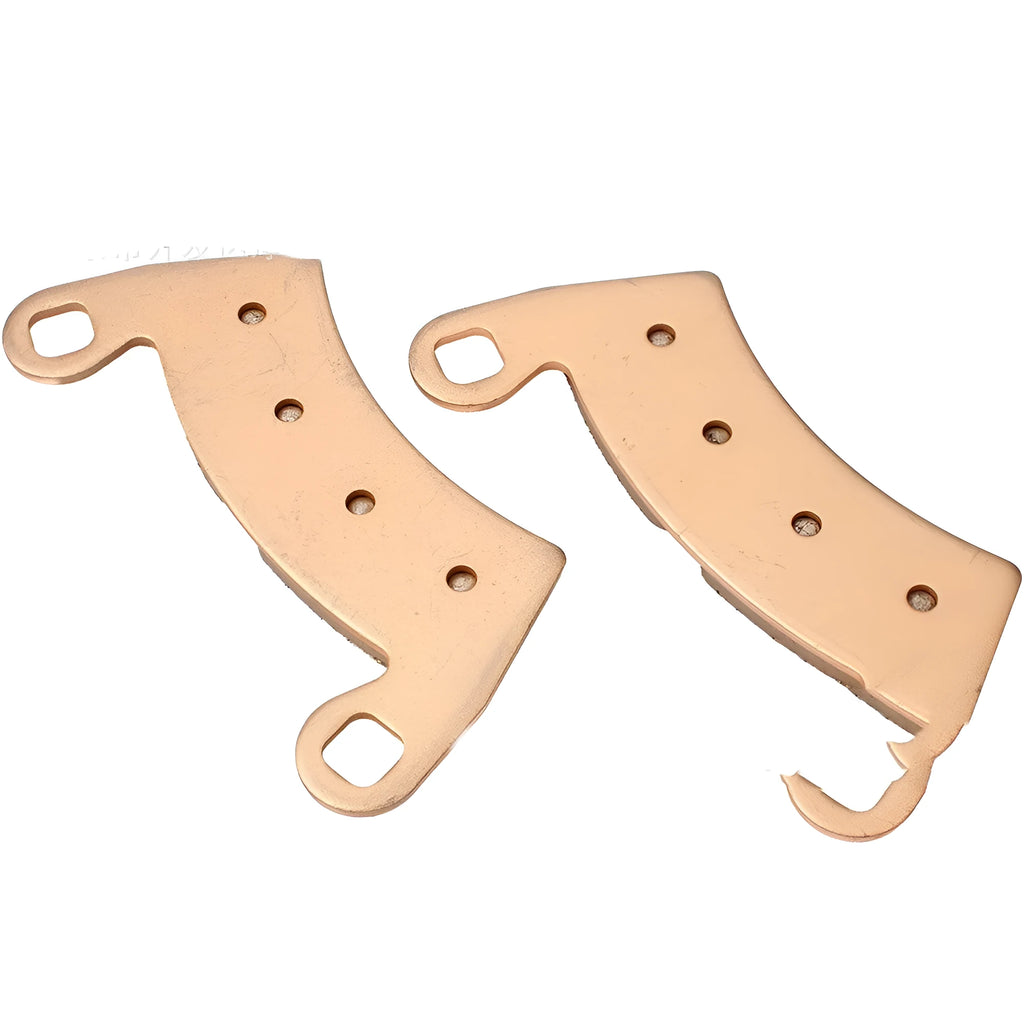 FA452 sintered brake pads for Polaris UTV vehicles showing metallic construction