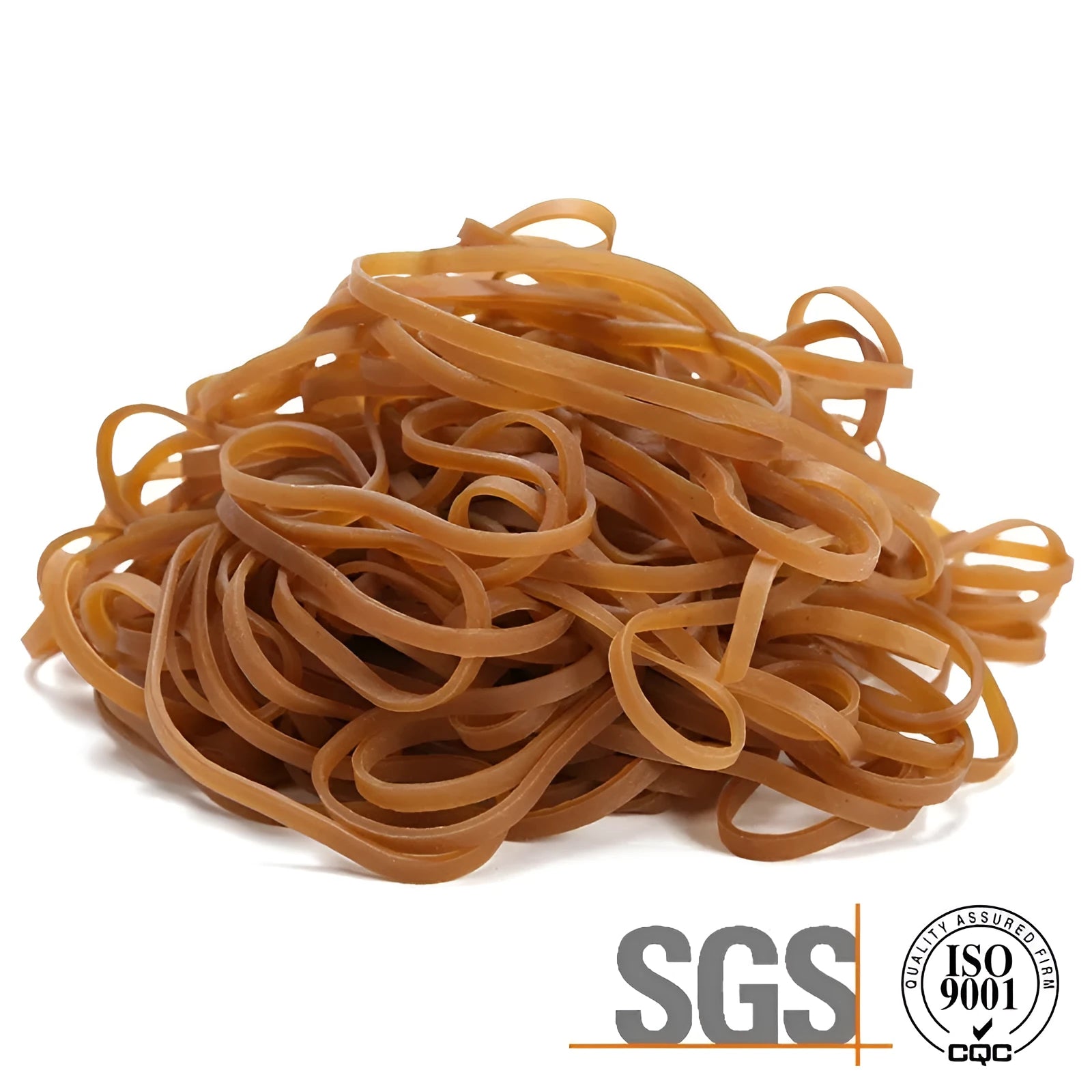 Natural rubber bands circular shape 500g bag for home and office organisation