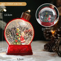 Four battery-powered Christmas LED flat light decorations: old man, snowman, children's tree and angel figures.