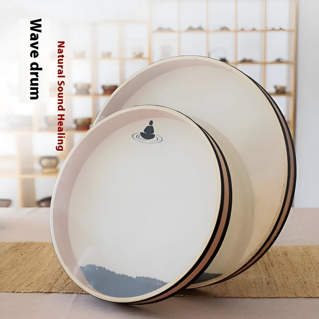Wave drum natural sound healing ocean sound professional percussion with drawstring bag, multiple sizes available