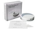 White USB-powered sleep aid device with timing and music functions for insomnia relief