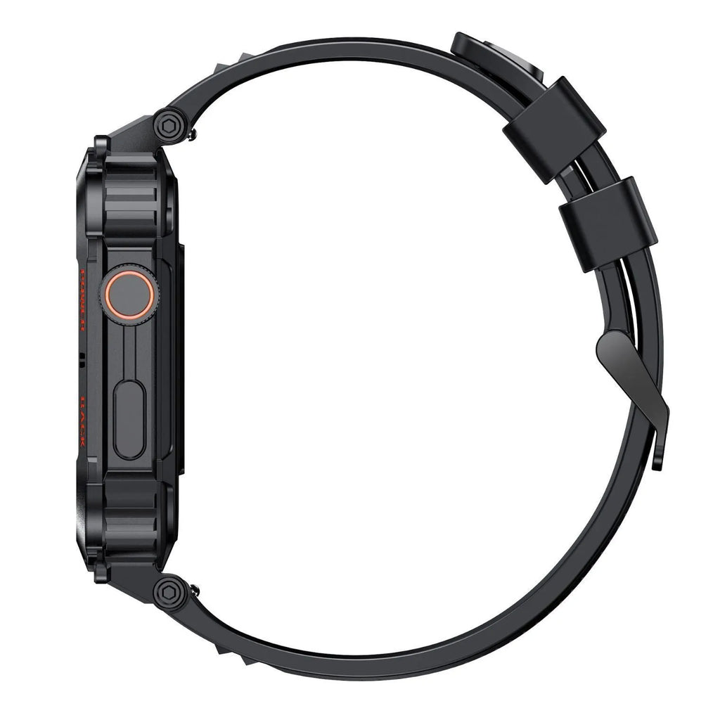 K57PRO Bluetooth smartwatch with call function and smart reminders, TFT screen, black colour