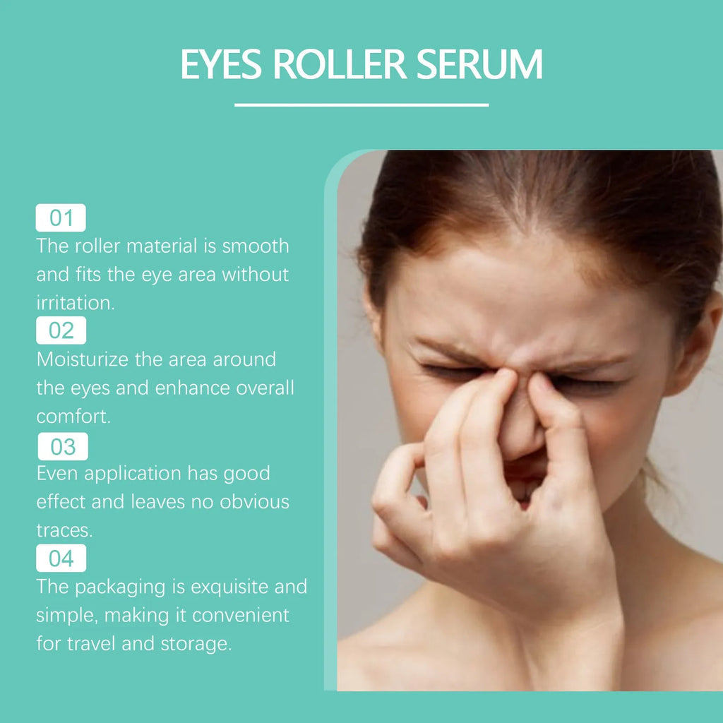 8 ml bottle of eye care product with mild massage function