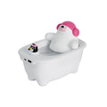 White creative USB air humidifier and aromatherapy diffuser unit on desk