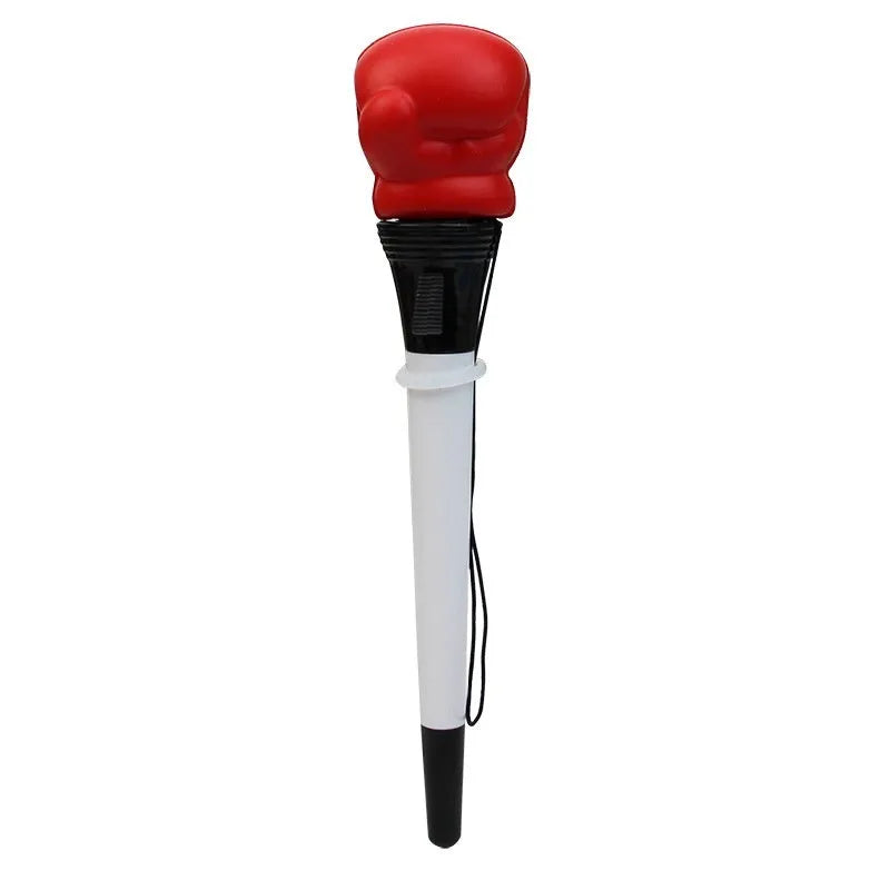 Four boxing pressure relief pens with press ejection mechanism and 0.7mm bullet tips