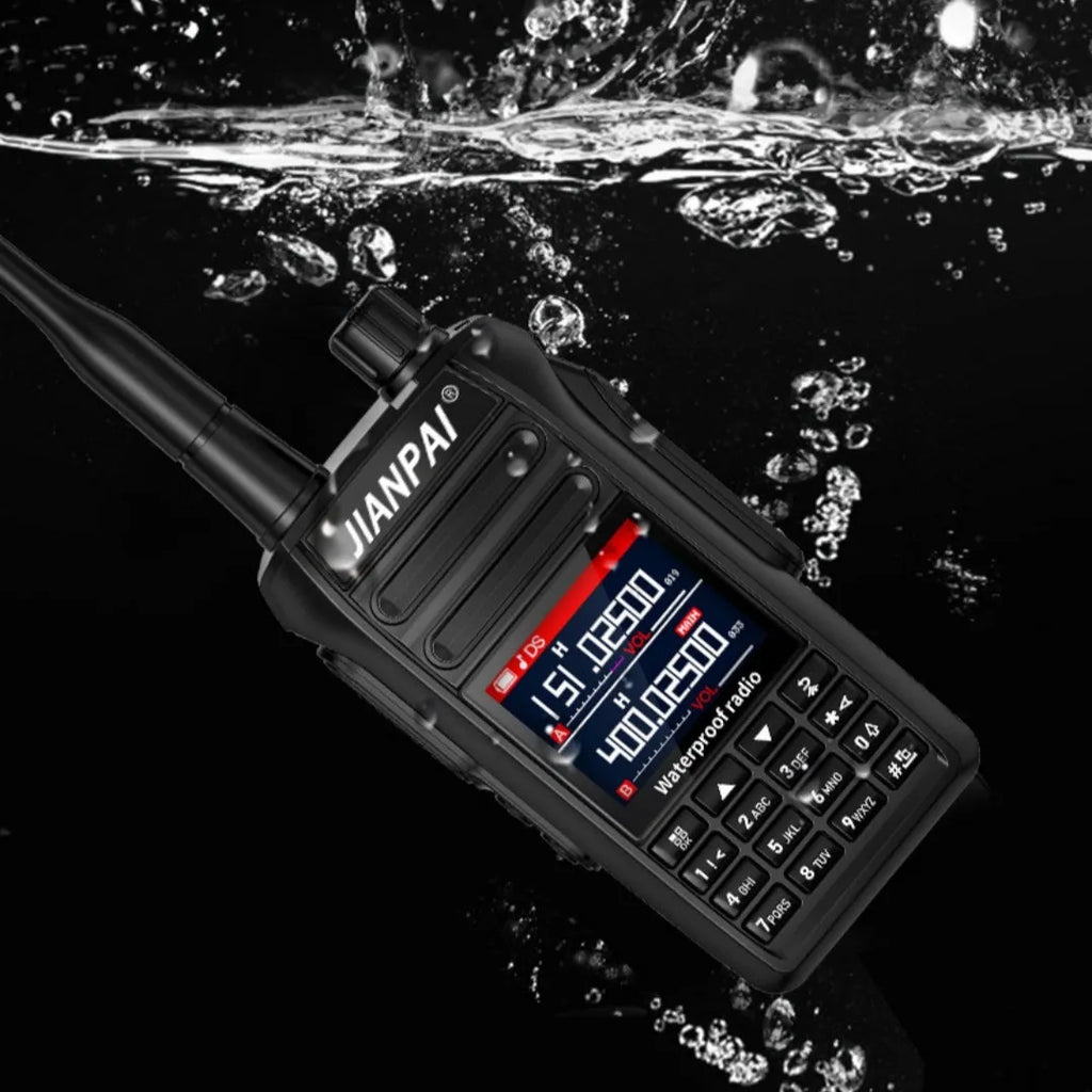 Black aviation communication headset with waterproof design for helicopter pilots and aircrew