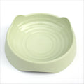 Ceramic dog slow feeder bowl with puzzle cups in blue, shown in large and small sizes.