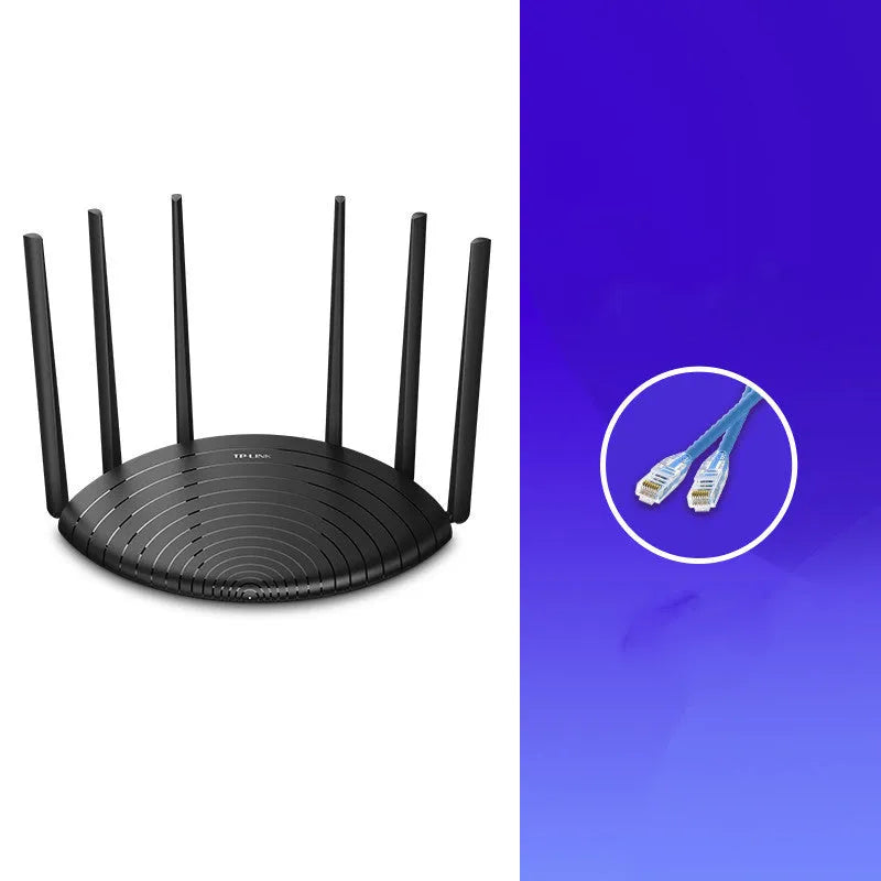 TL-WDR7661 Gigabit Edition AC1900 wireless home router with compact black design.