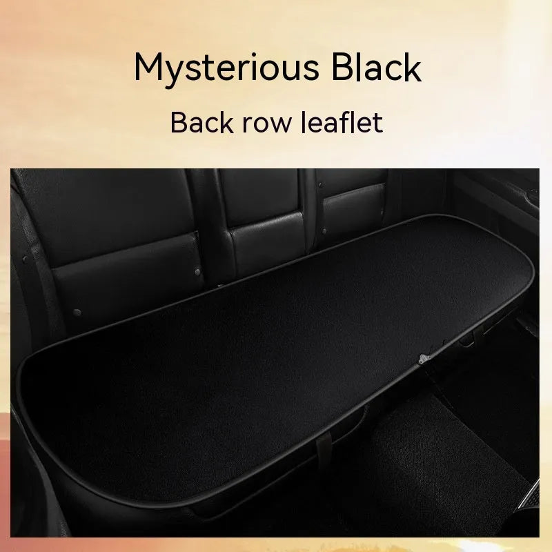 Auto heating cushion for car seats in beige, black, or coffee colours with cotton filler