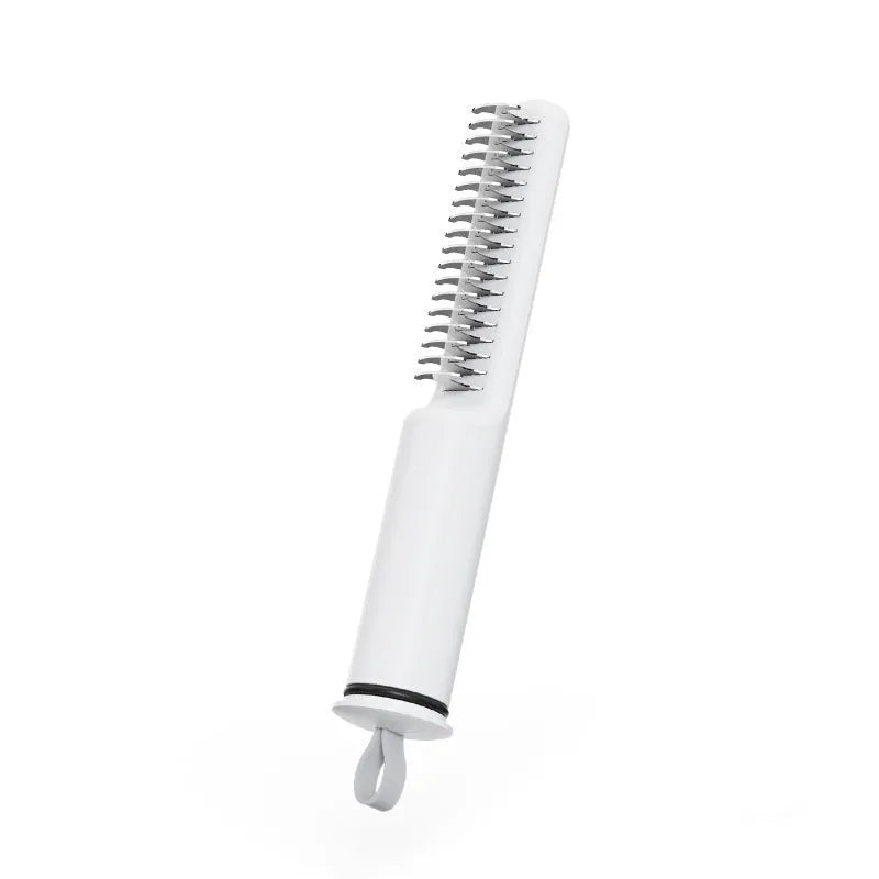 Stainless steel pet dematting comb with user-friendly handle for removing knots and mats from dog's coat