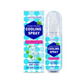 50ml portable cooling spray bottle with mint extract for summer outdoor heat relief