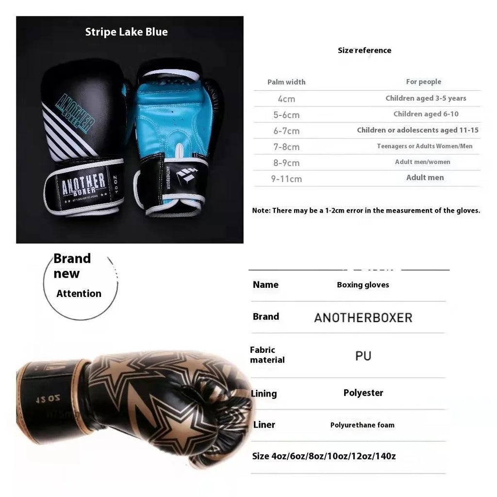 Professional children's boxing Sanda gloves in various colours and sizes for martial arts training