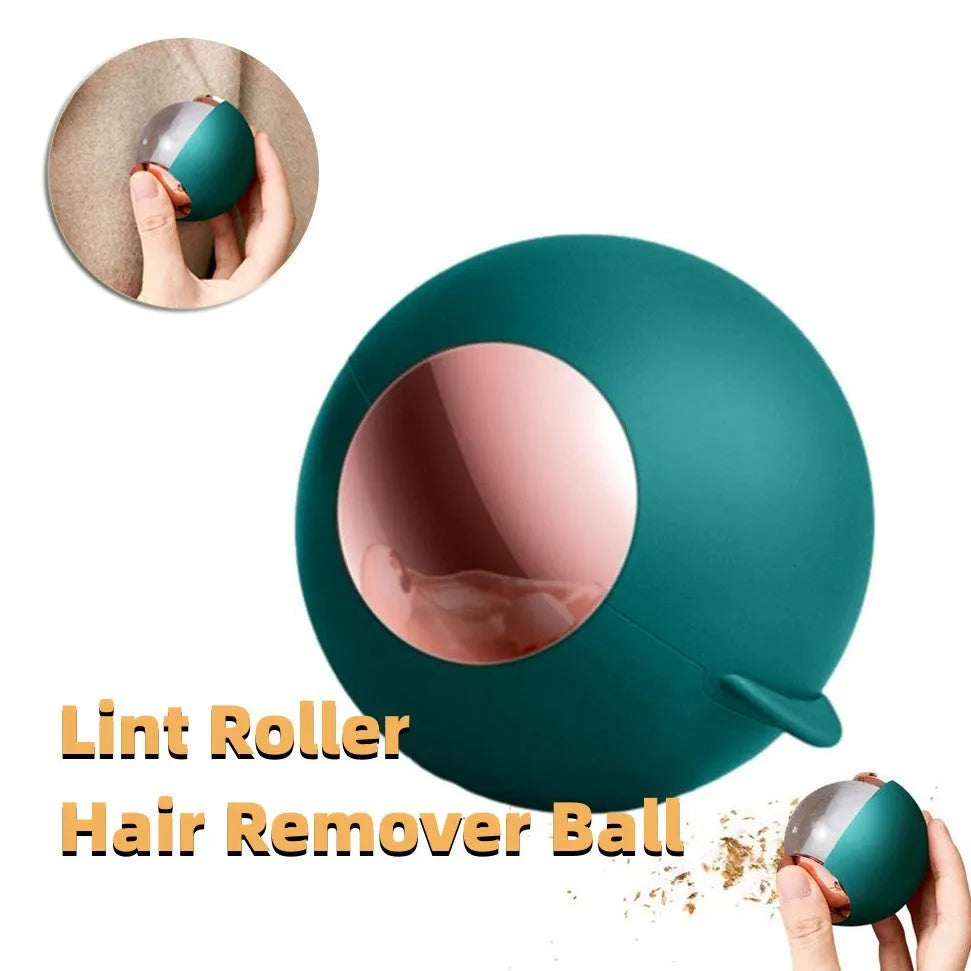 Green gold reusable gel lint roller for pet hair removal on fabrics