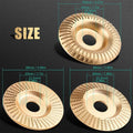 Carbon steel angle grinder grinding disc with flat profile, 4mm thickness, 16mm bore