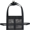 Black nylon calf and dog weighing sling measuring 35cm by 150cm for livestock and pets