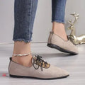 Women's plus size leopard print pumps in beige with pointed toe design