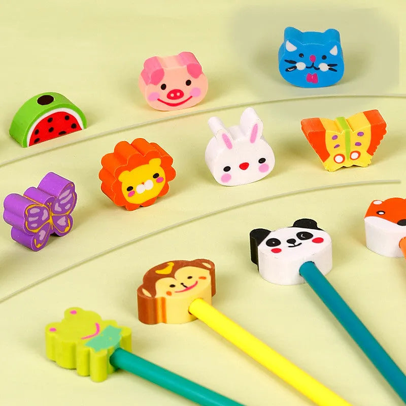 24 colour wooden pencil set with HB cores in cartoon paper packaging for art training
