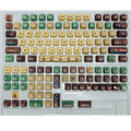 Capabala 130 key ABS mechanical keyboard keycap set with MOA profile laid out.